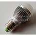 หลอด LED ขนาด 3W 24VDC แสงสีขาว อลูมิเนียม ขั้วE27 